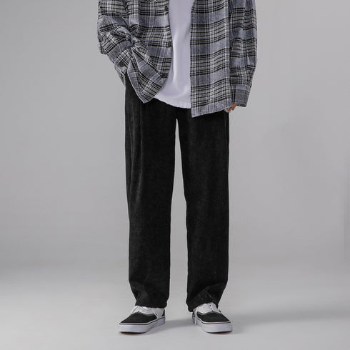 Men's Elastic Waist Straight Leg Joggers Pants