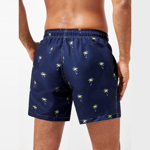 Men's Elastic Waist Stretch Quick Dry Surf Board Shorts