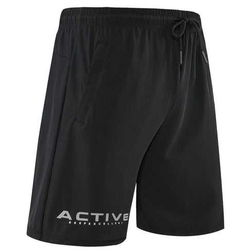 Men's Elastic Waistband Quick Dry Bodybuilding Jogging Shorts