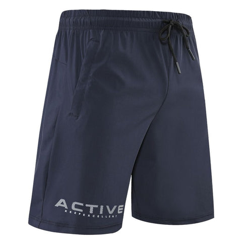 Men's Elastic Waistband Quick Dry Bodybuilding Jogging Shorts