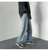 Men's Fashion Big Loose Relaxed Straight-Leg Jeans