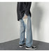 Men's Fashion Big Loose Relaxed Straight-Leg Jeans