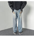Men's Fashion Big Loose Relaxed Straight-Leg Jeans