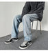 Men's Fashion Big Loose Relaxed Straight-Leg Jeans