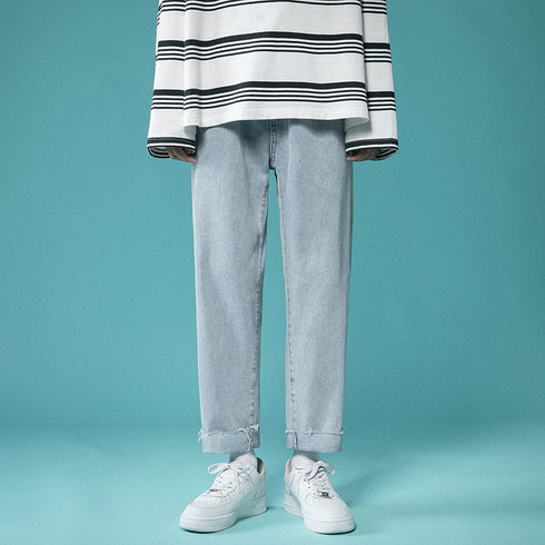 Men's Fashion Comfort Straight Fit Denim Jeans