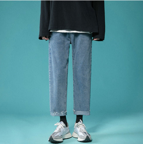 Men's Fashion Comfort Straight Fit Denim Jeans