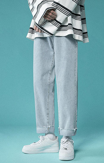 Men's Fashion Comfort Straight Fit Denim Jeans