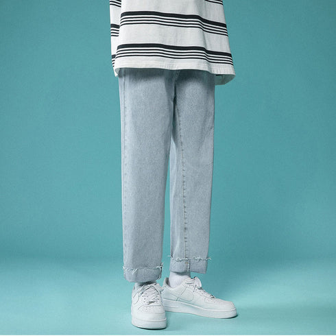 Men's Fashion Comfort Straight Fit Denim Jeans