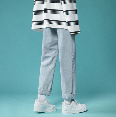 Men's Fashion Comfort Straight Fit Denim Jeans