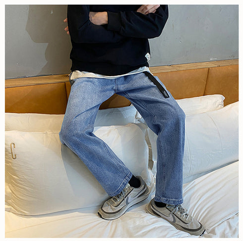 Men's Fashion Loose Denim Work Zipper Jeans