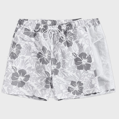 Men's Fashion Printed Quick Dry Casual Swim-Trunk