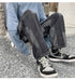 Men's Fashion Straight Wide-Leg Loose Relaxed Denim Jeans