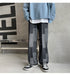 Men's Fashion Straight Wide-Leg Loose Relaxed Denim Jeans