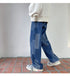 Men's Fashion Straight Wide-Leg Loose Relaxed Denim Jeans