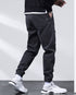 Men's Fleece-Lined Elastic Waist Harem Straight Leg Joggers