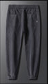 Men's Fleece-Lined Elastic Waist Harem Straight Leg Joggers