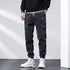Men's Fleece-Lined Elastic Waist Harem Straight Leg Joggers