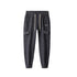 Men's Fleece-Lined Elastic Waist Harem Straight Leg Joggers