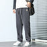 Men's Straight Leg Drawstring Basic Jogger Fleece Pants