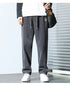 Men's Straight Leg Drawstring Basic Jogger Fleece Pants