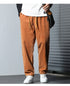 Men's Straight Leg Drawstring Basic Jogger Fleece Pants