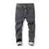 Men's Fleece-Lined Straight fit Jeans Wide-Leg Denim Pants