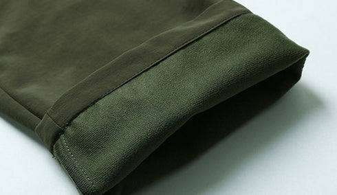 Men's Thick Cargo Pants with Multi Pockets