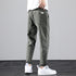 Plus Size Men's Straight Leg Fleece Cargo Pants for Workout