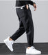 Plus Size Men's Straight Leg Fleece Cargo Pants for Workout