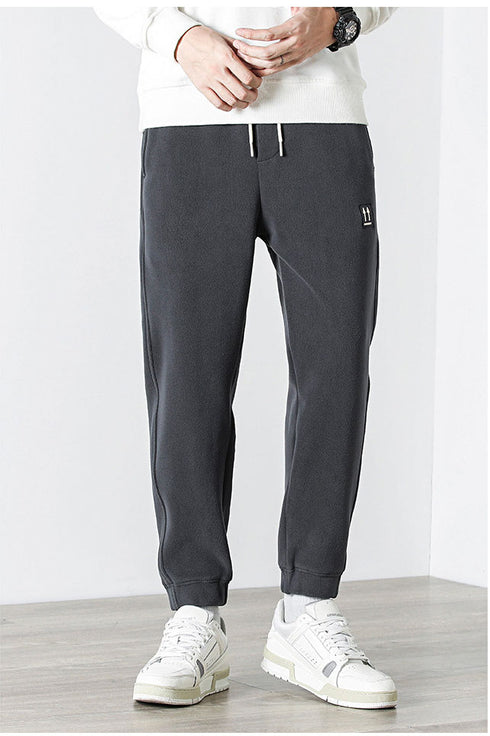 Men's Plus Size Fleece Joggers for Men Drawstring Sweatpants