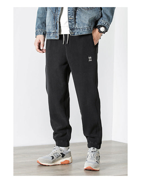 Men's Plus Size Fleece Joggers for Men Drawstring Sweatpants