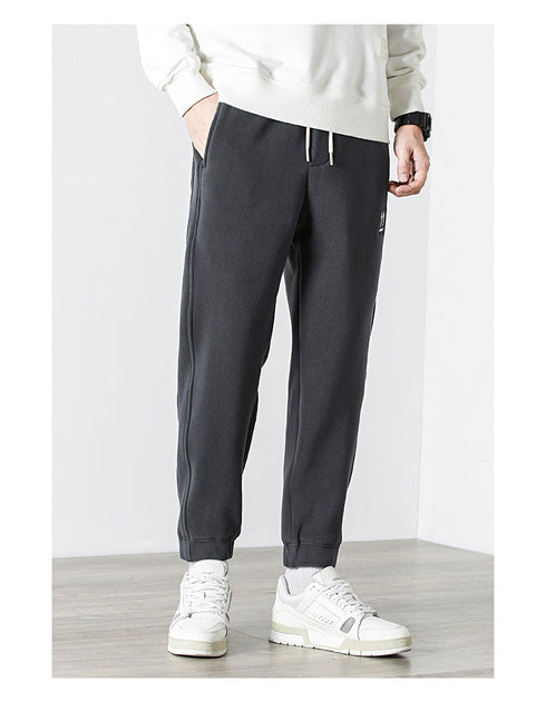 Men's Plus Size Fleece Joggers for Men Drawstring Sweatpants