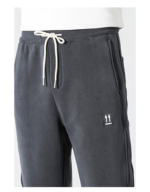 Men's Plus Size Fleece Joggers for Men Drawstring Sweatpants