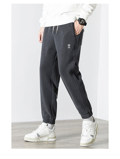 Men's Plus Size Fleece Joggers for Men Drawstring Sweatpants