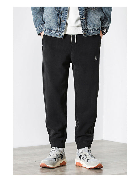 Men's Plus Size Fleece Joggers for Men Drawstring Sweatpants