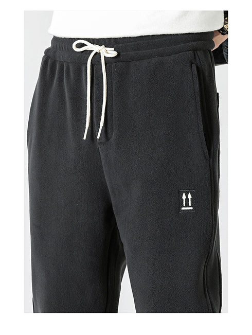 Men's Plus Size Fleece Joggers for Men Drawstring Sweatpants