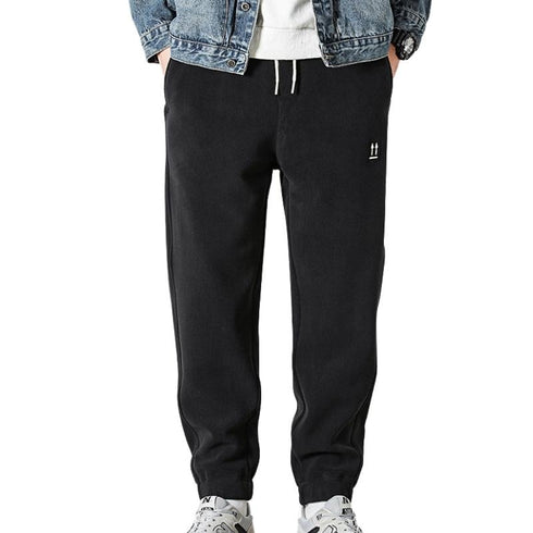Men's Plus Size Fleece Joggers for Men Drawstring Sweatpants