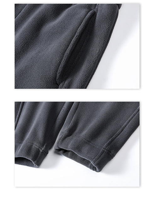 Men's Plus Size Fleece Joggers for Men Drawstring Sweatpants