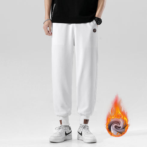 Men's Fleece Sweatpants Casual Drawstring Plus Size Joggers