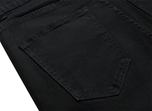 Men's Flower Ripped Denim Jeans Shorts Men's Jean Shorts