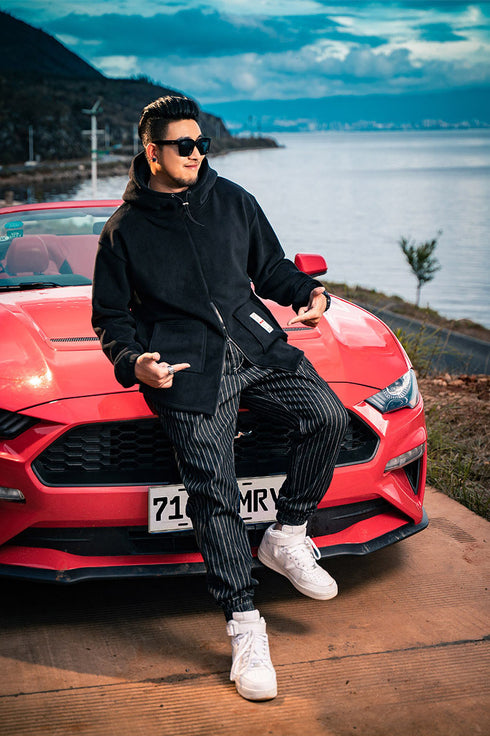 Men's Full-Zip Polar Fleece Plus Size Jacket