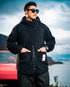 Men's Full-Zip Polar Fleece Plus Size Jacket