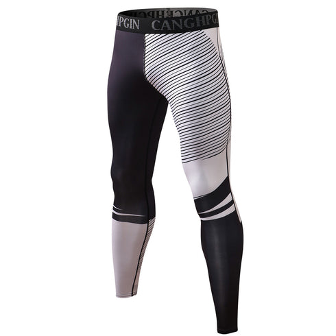 Men's Gym Running Base Layer Workout Athletic Leggings