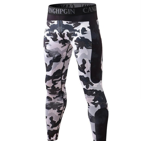 Men's Gym Running Base Layer Workout Athletic Leggings