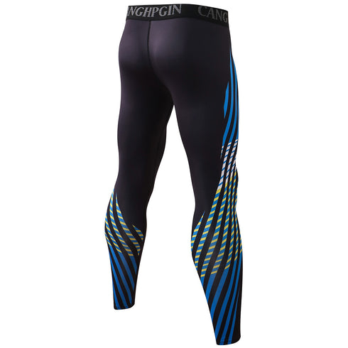 Men's Gym Running Base Layer Workout Athletic Leggings