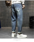 Men's Harem Ripped Denim Jeans Pants