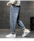 Men's Harem Pants Loose Jeans Denim Trousers