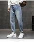 Men's Harem Pants Loose Jeans Denim Trousers