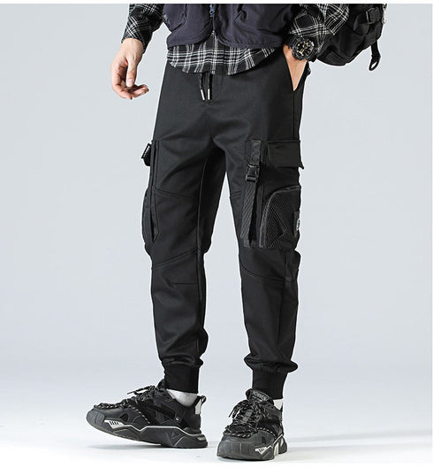 Men's Hip Hop Casual Active Cargo Joggers Pants