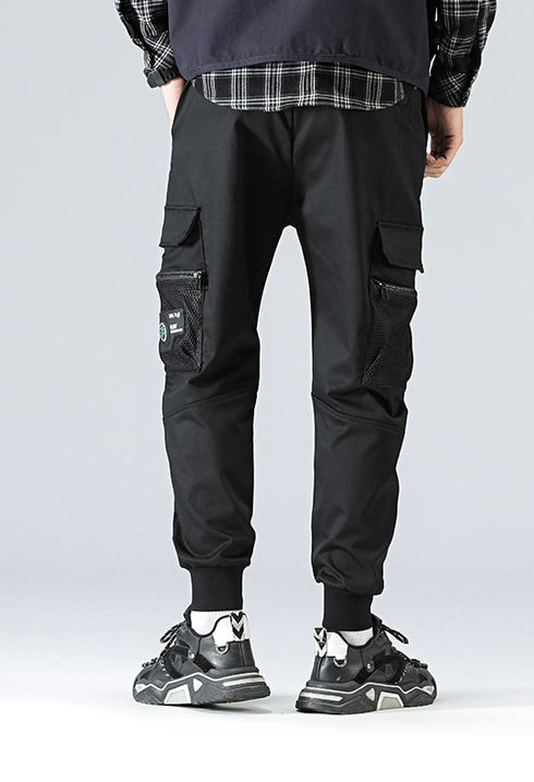 Men's Hip Hop Casual Active Cargo Joggers Pants